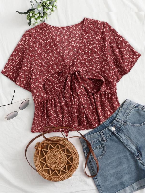 Vilora™ – V-Neck Flowy Top