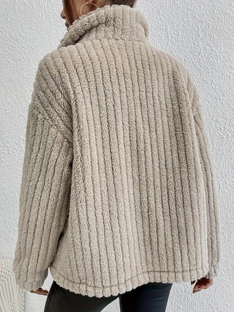 Vilora™ - Double-Sided Velvet Button Cardigan