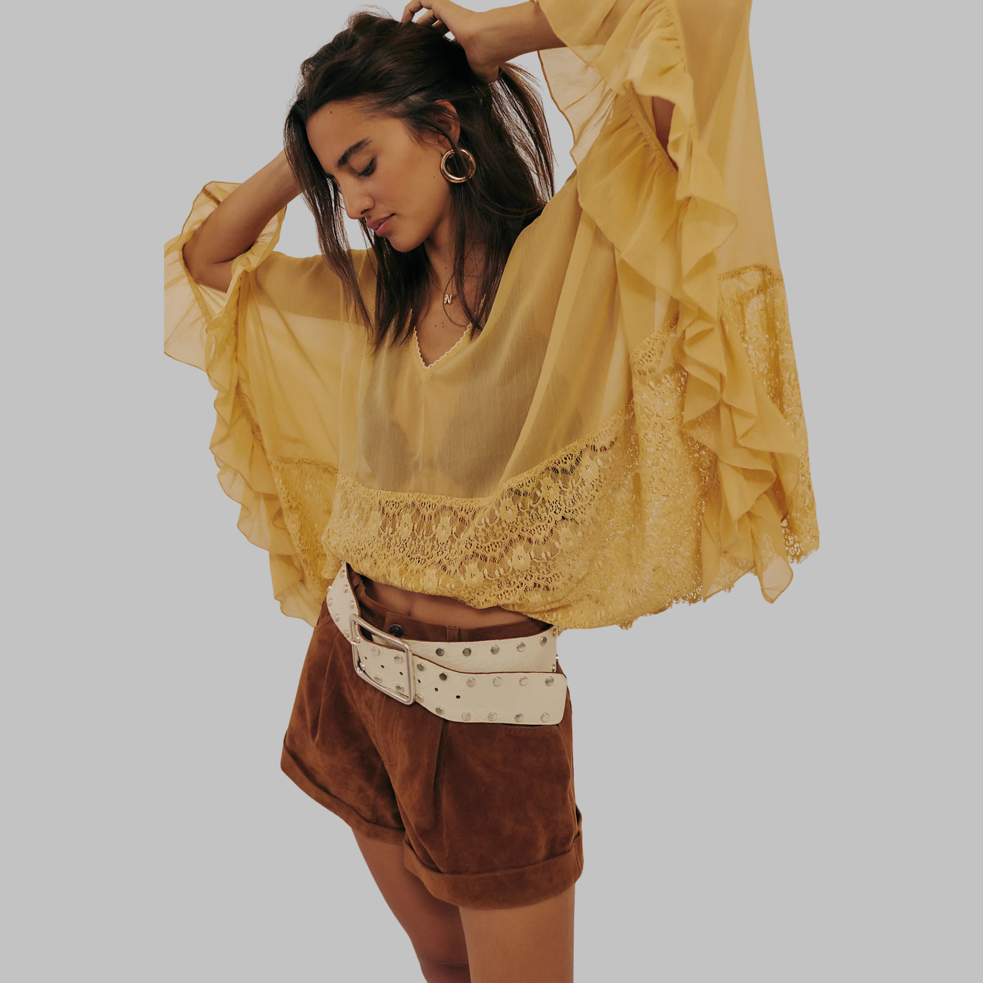 Vilora™ - Batwing Sleeve Cover-Up Top
