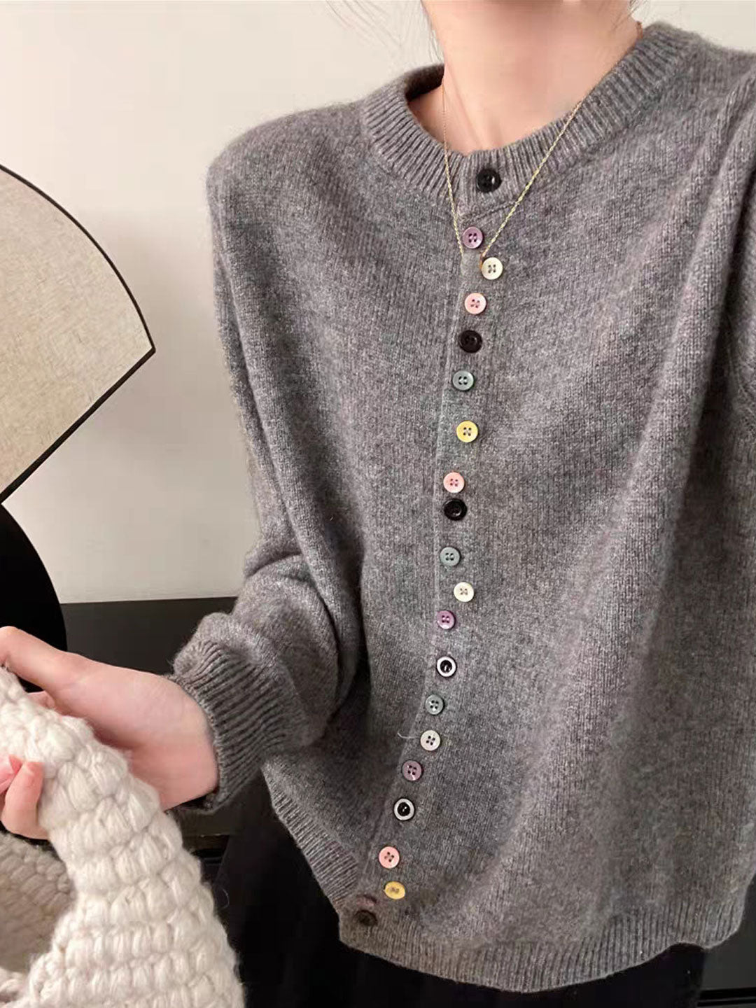 Vilora™ - Elegant Buttoned Knit Cardigan