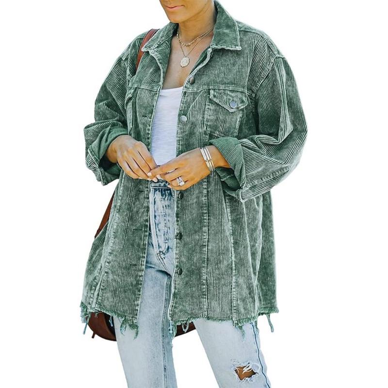 Vilora™ - Vintage Loose Oversized Button Down Jacket