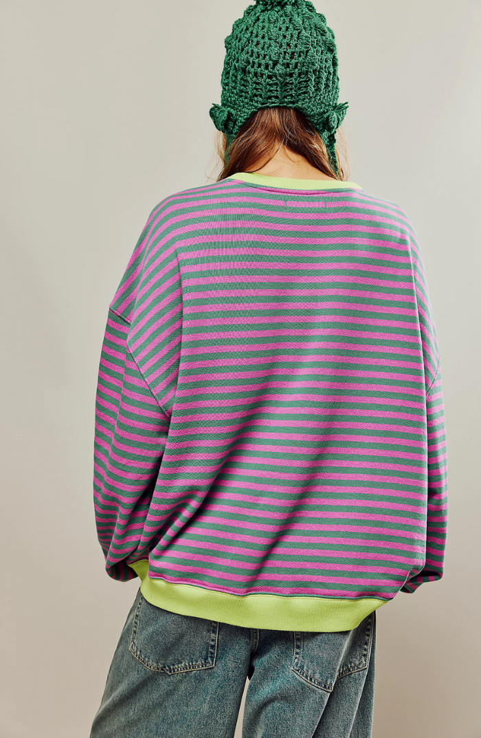Vilora™ - Playful Striped Sweater