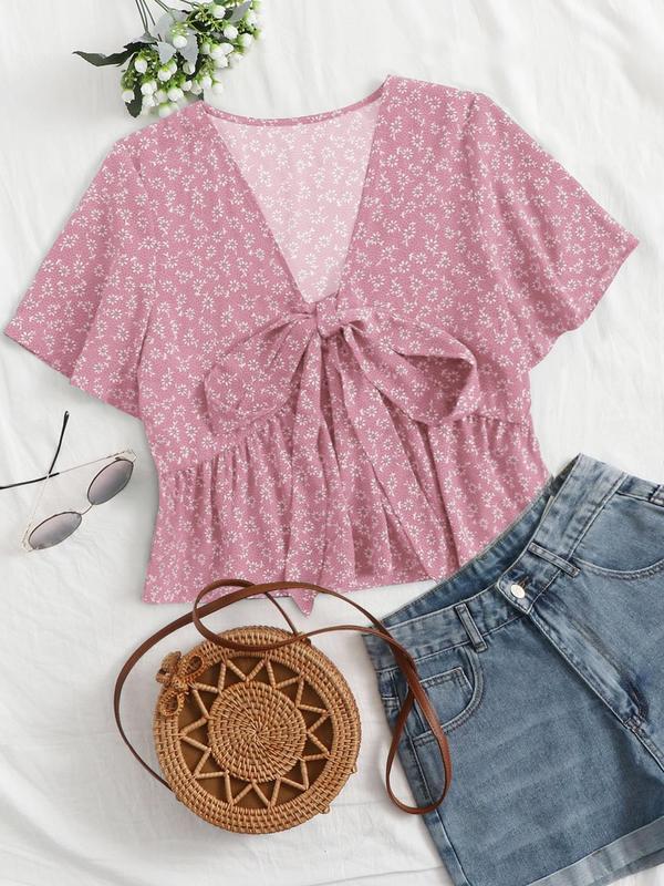 Vilora™ – V-Neck Flowy Top