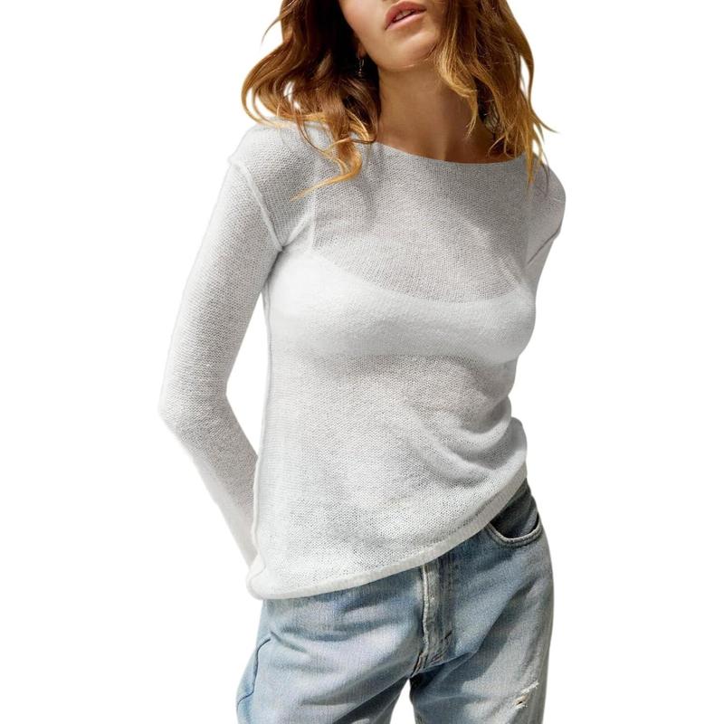 Vilora™ - Lightweight Summer See Through Long Sleeve Top