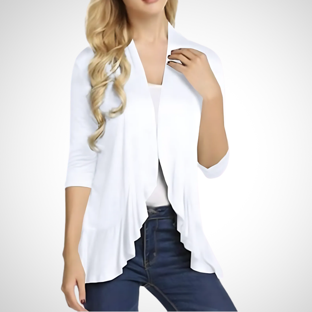 Vilora™ – Casual Summer Open Front Cover-Up Cardigan