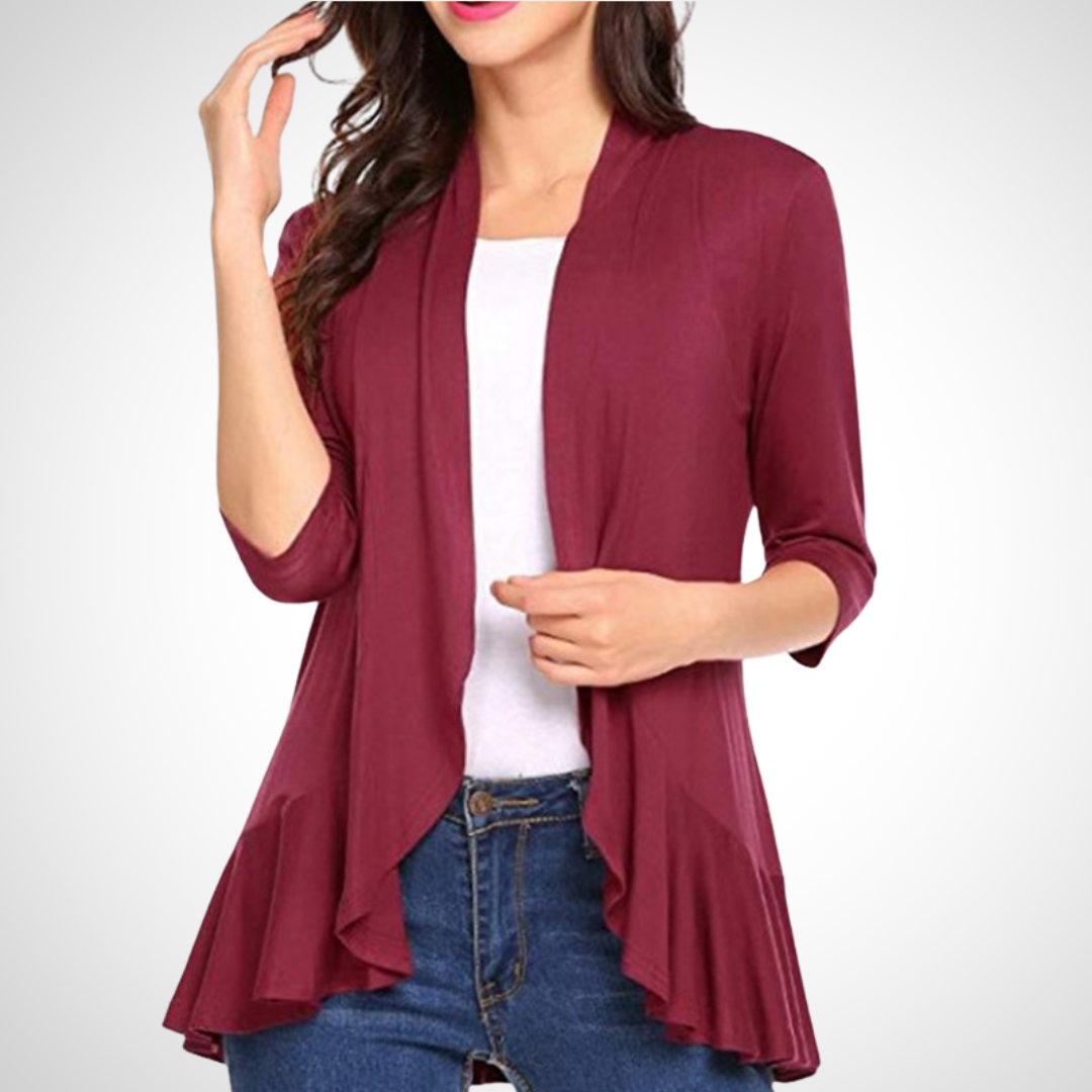 Vilora™ – Casual Summer Open Front Cover-Up Cardigan