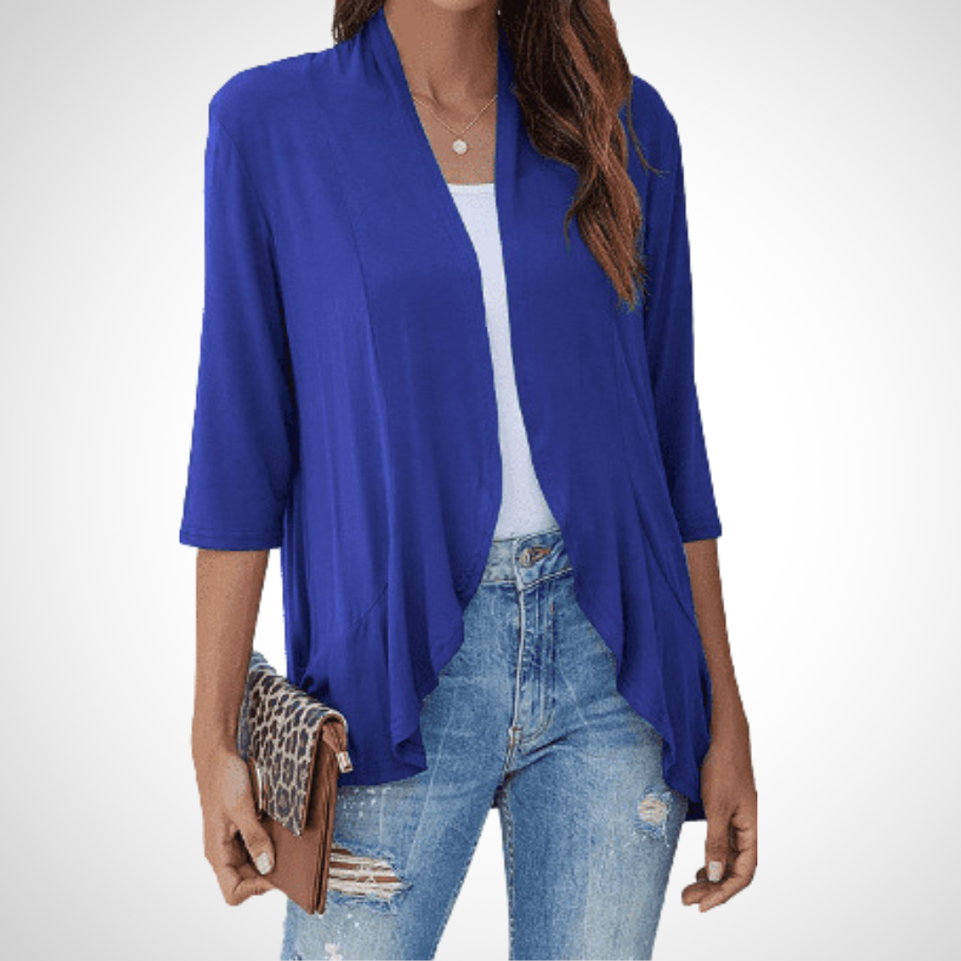 Vilora™ – Casual Summer Open Front Cover-Up Cardigan