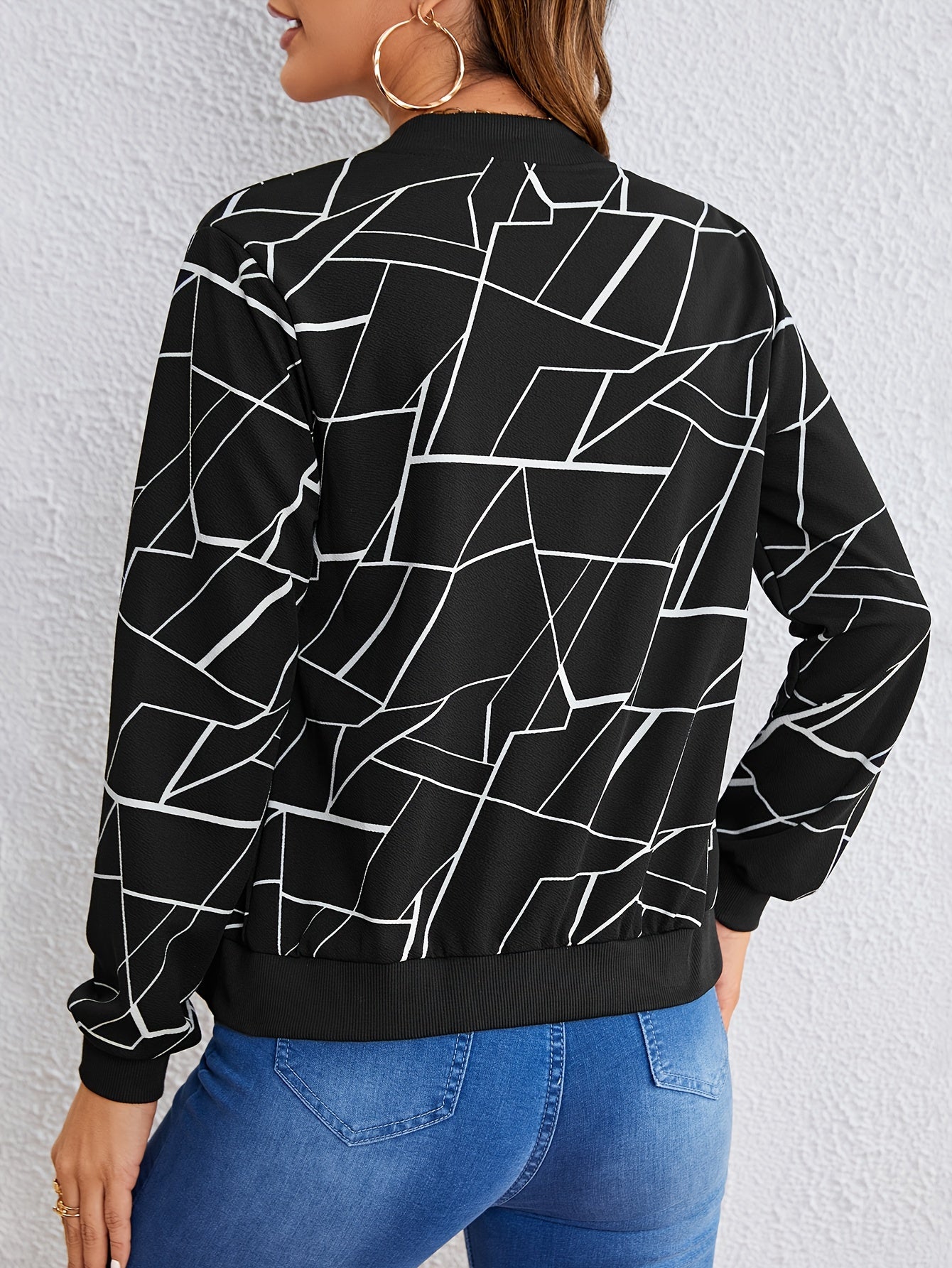 Vilora™ - Artistic Pattern Zip-Up Jacket