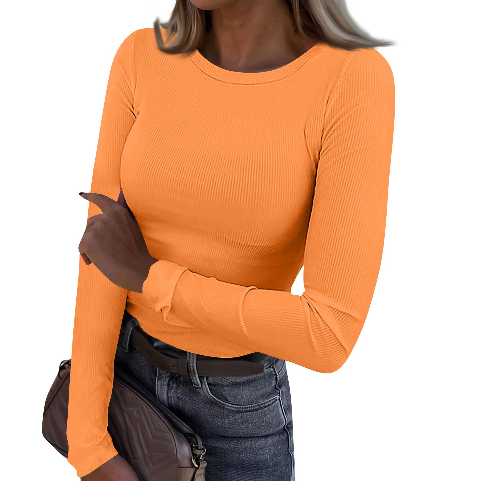 Vilora™ - Crewneck Rib Fit Top