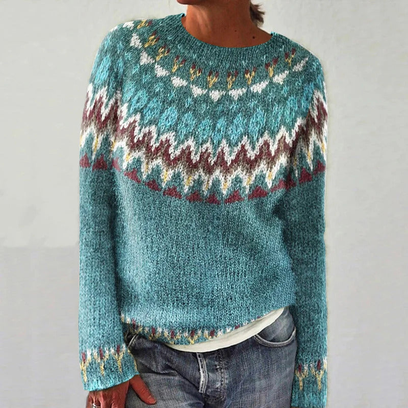 Vilora™ - Boho Wave Knit sweater