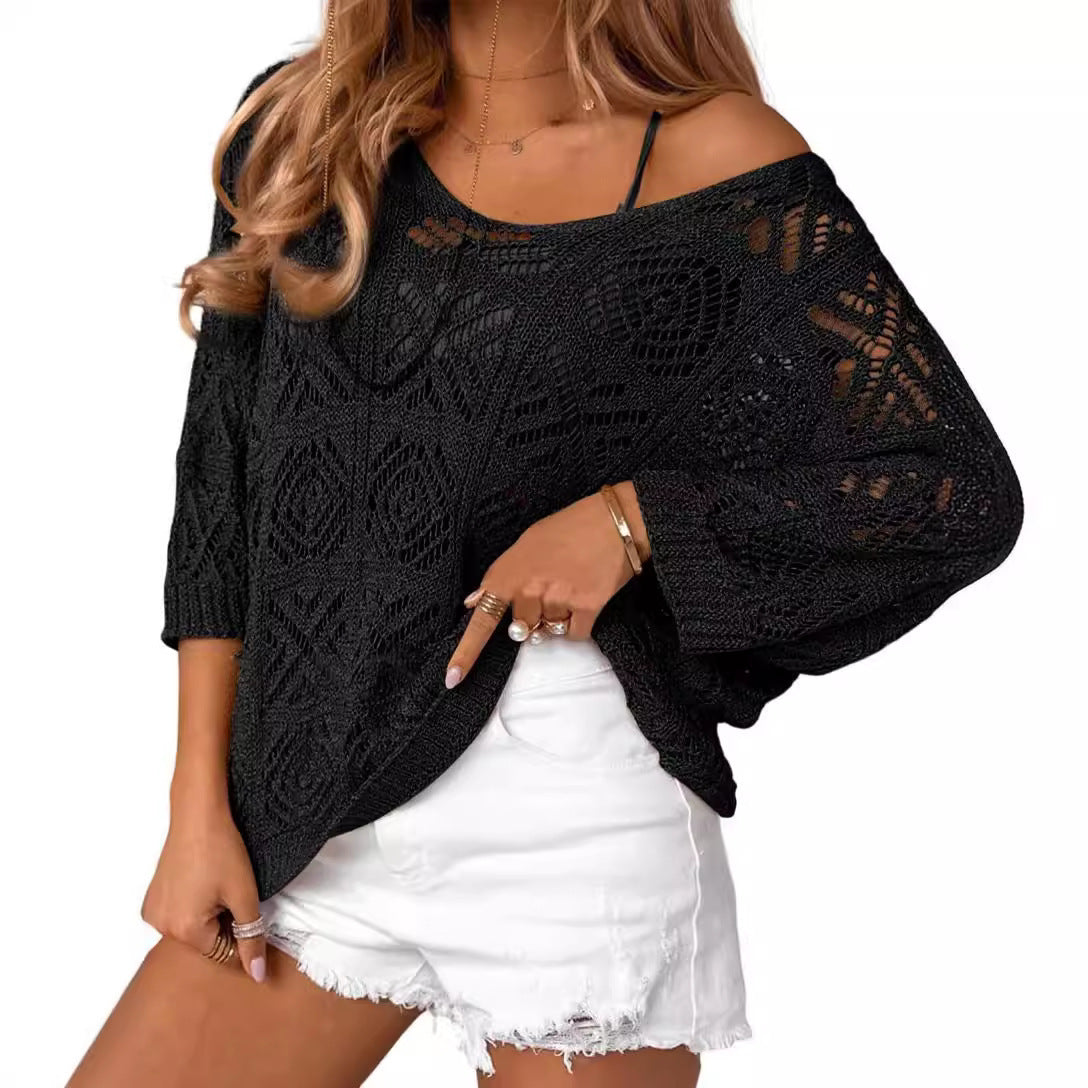 Vilora™ – Casual Lightweight Shoulder Summer Pullover