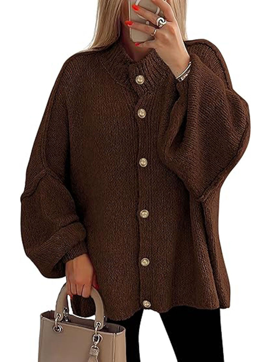 Vilora™ - Cozy Button Down Long Sleeve Chunky Jacket