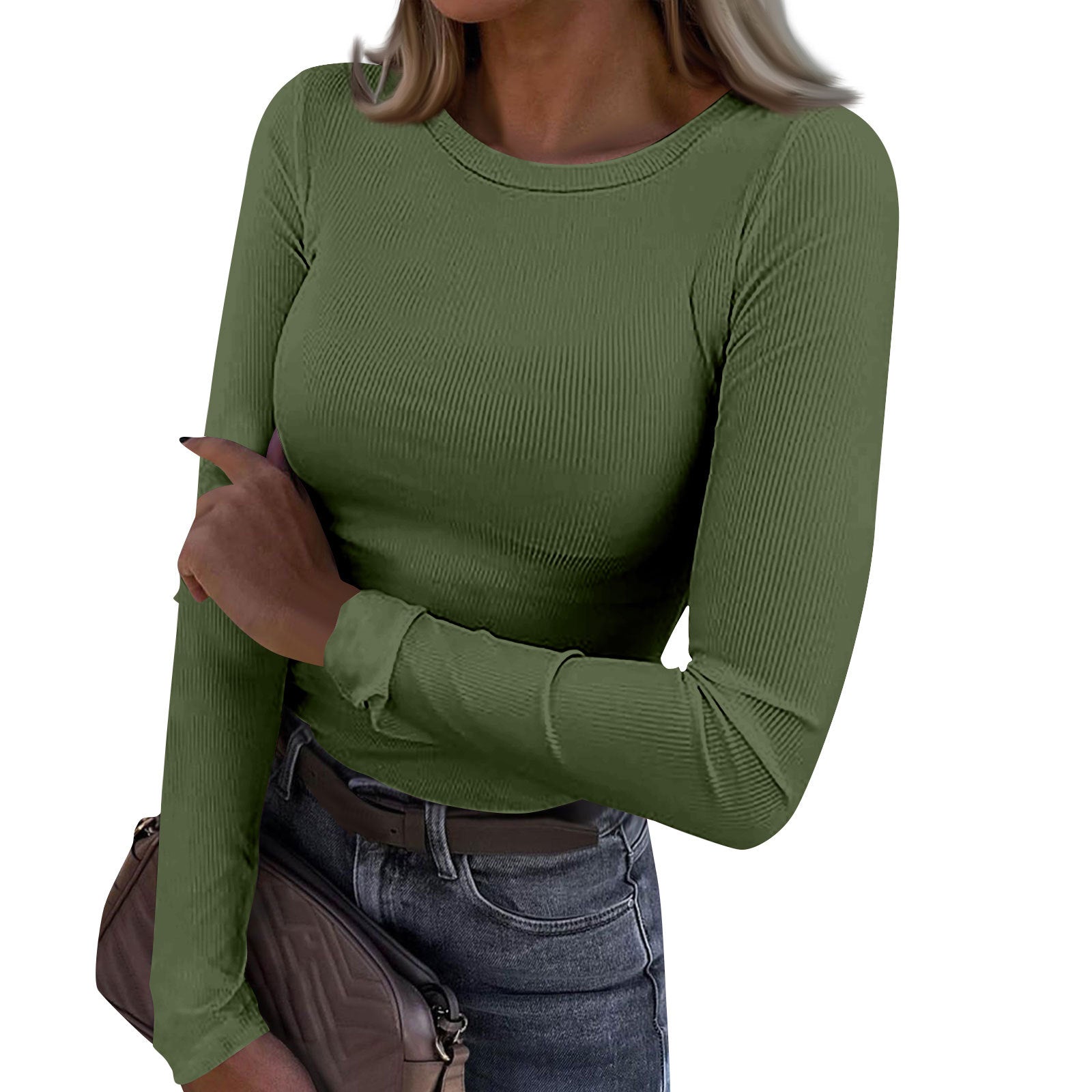 Vilora™ - Crewneck Rib Fit Top