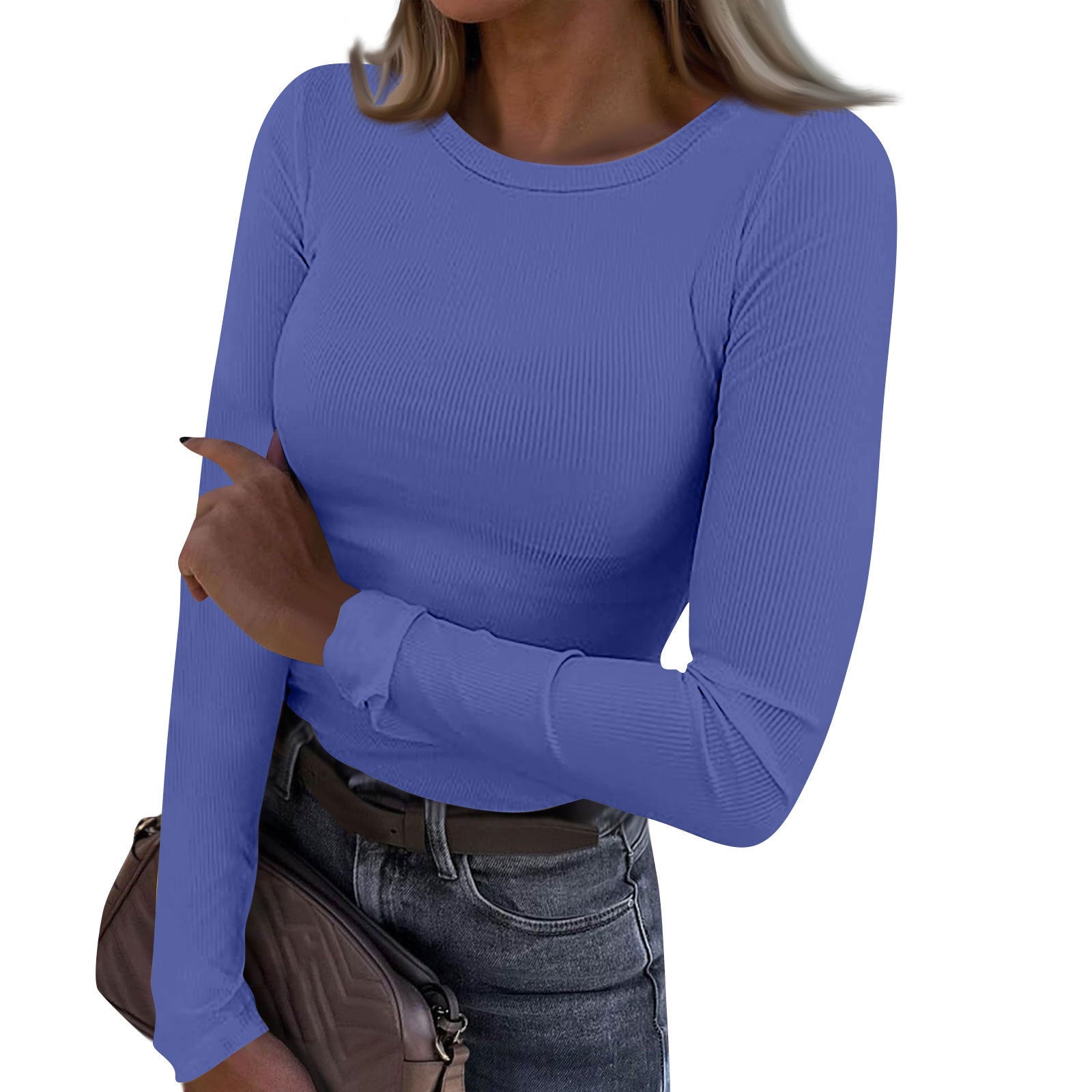 Vilora™ - Crewneck Rib Fit Top