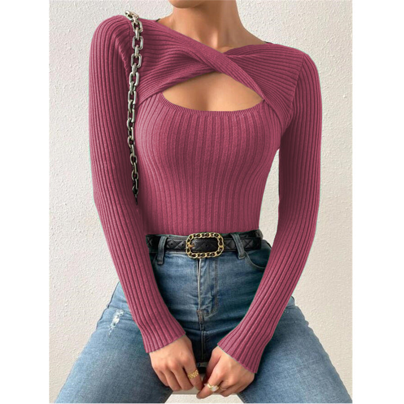 Vilora™ - Classy Long Sleeve Pullover Crew Neck Sweater
