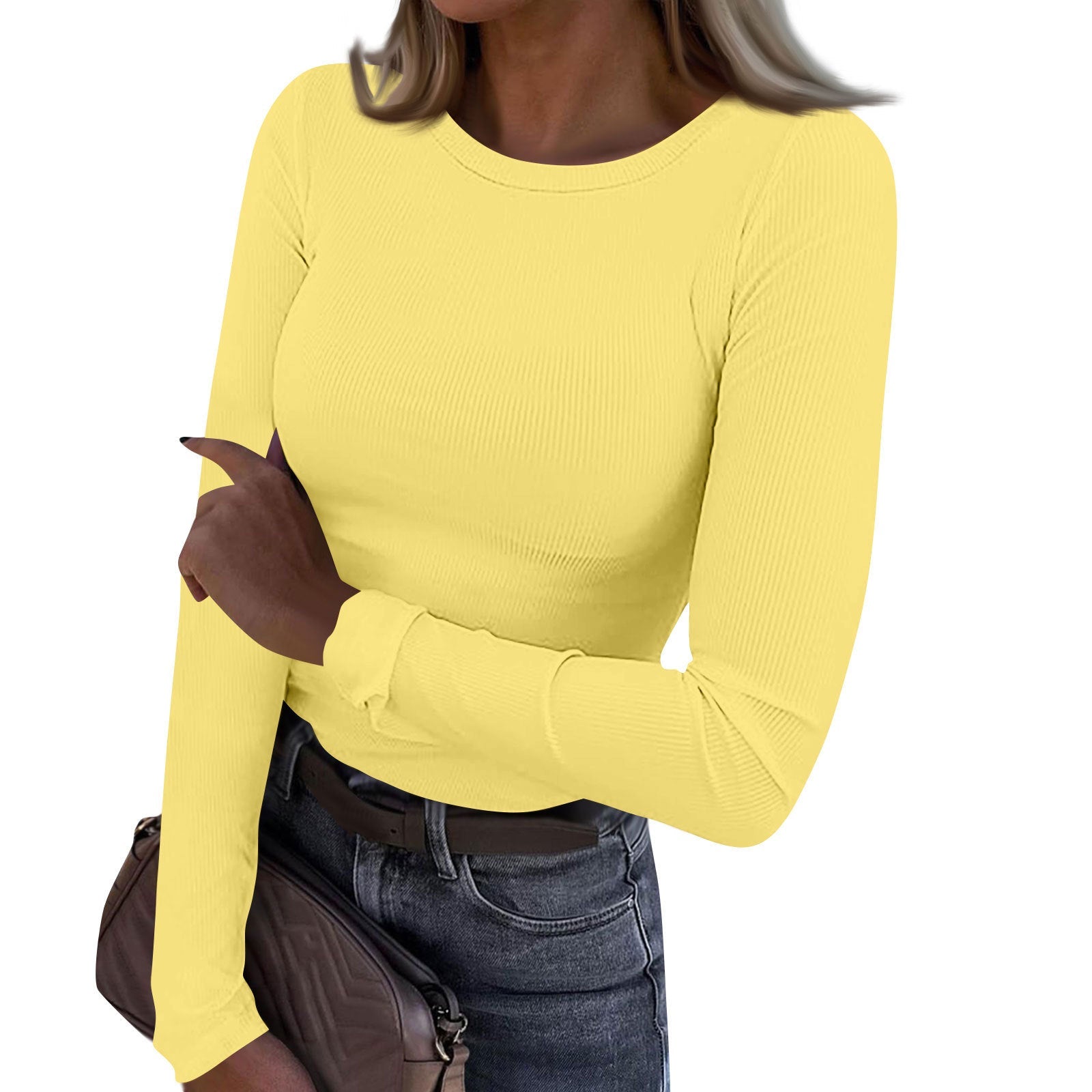 Vilora™ - Crewneck Rib Fit Top