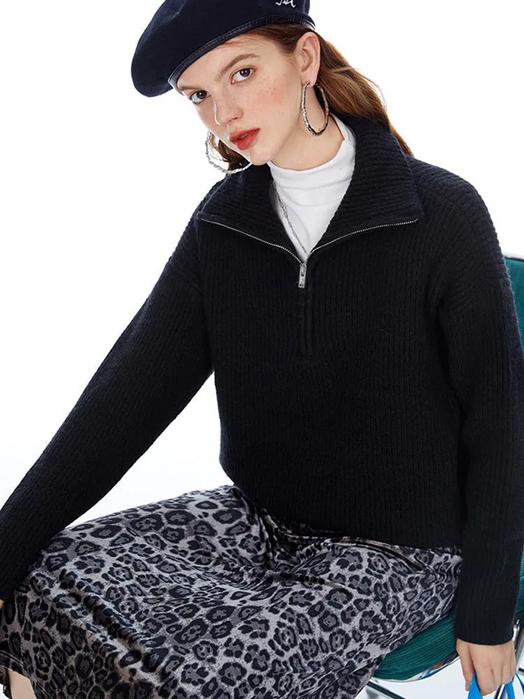 Vilora™ - Comfy Half-Zip Sweater