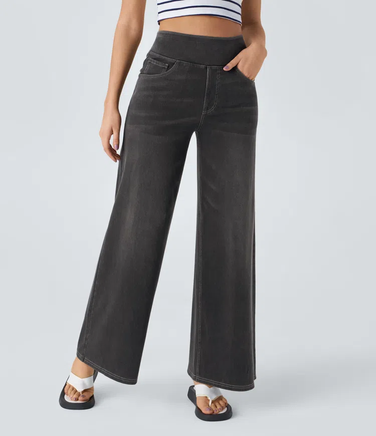 Vilora™ - Relaxed Fit Wide-Leg Jeans