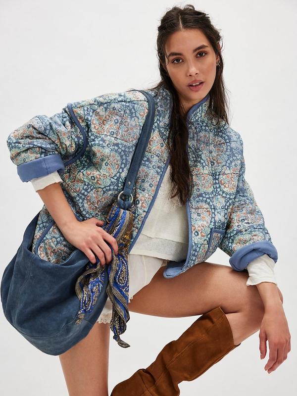 Vilora™  - Chic Print Style Long Sleeve Jacket
