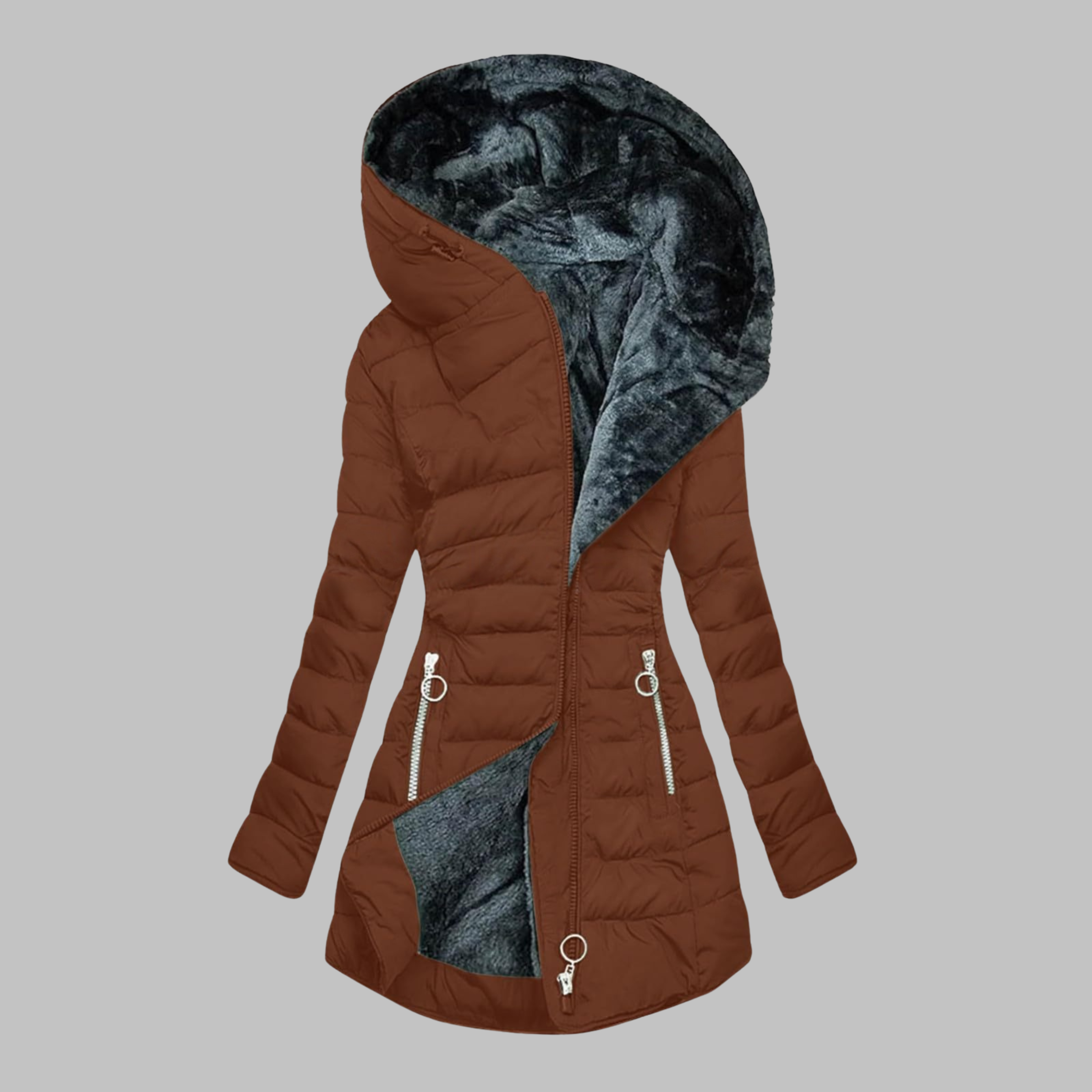 Vilora™  - Casual Slim Fit Hooded Long Sleeve Jacket
