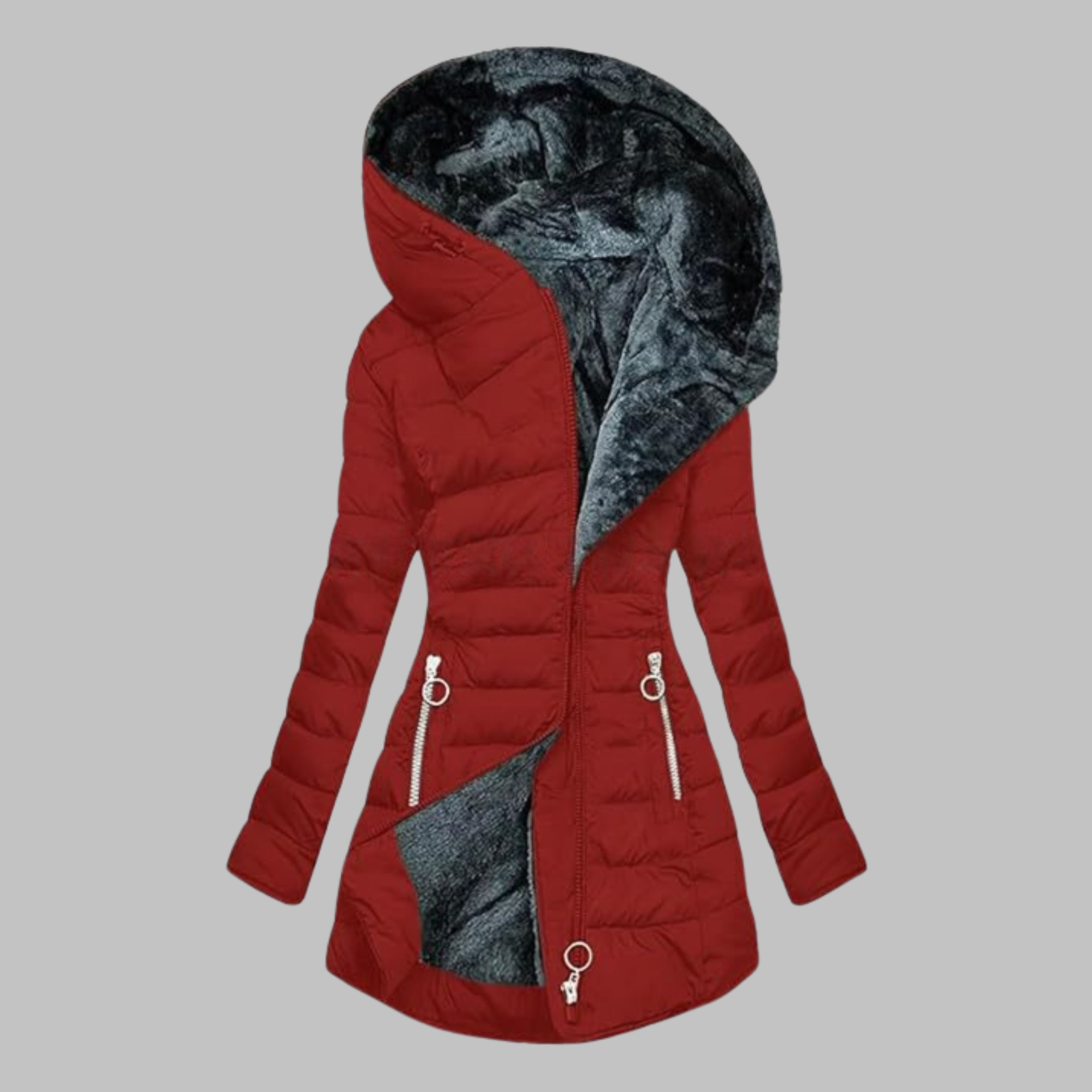 Vilora™  - Casual Slim Fit Hooded Long Sleeve Jacket
