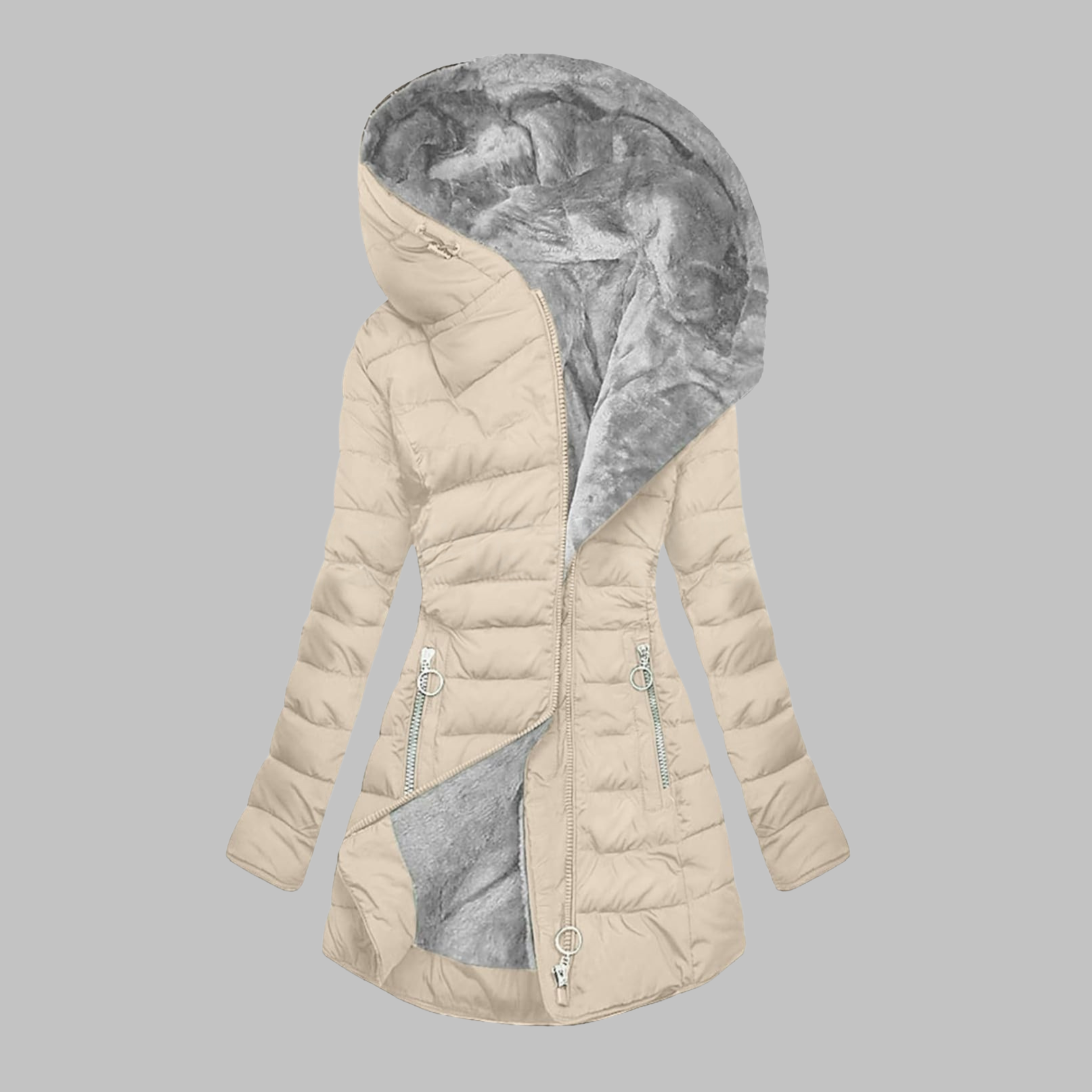 Vilora™  - Casual Slim Fit Hooded Long Sleeve Jacket