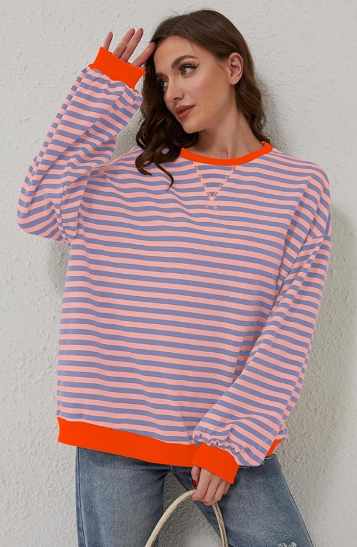 Vilora™ - Playful Striped Sweater