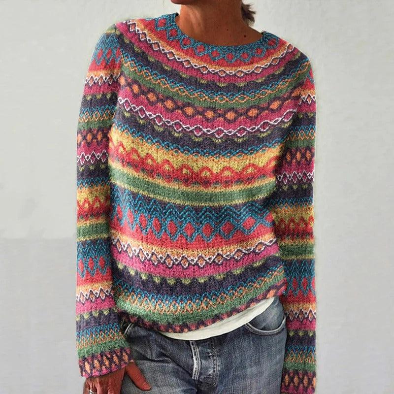 Vilora™  - Colorful Fair Isle Sweater