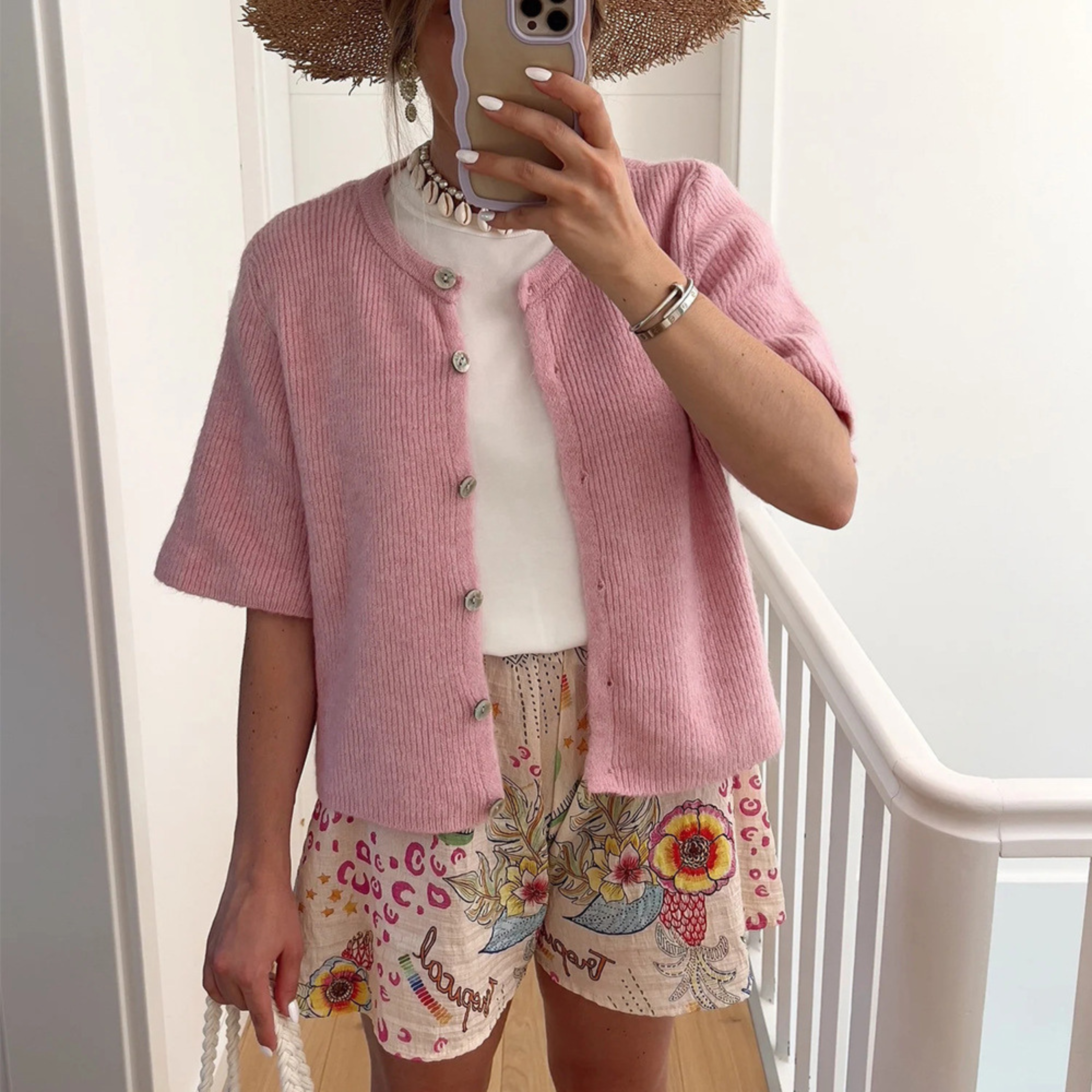 Vilora™  – Casual Summer Lightweight Short Sleeve Cardigan
