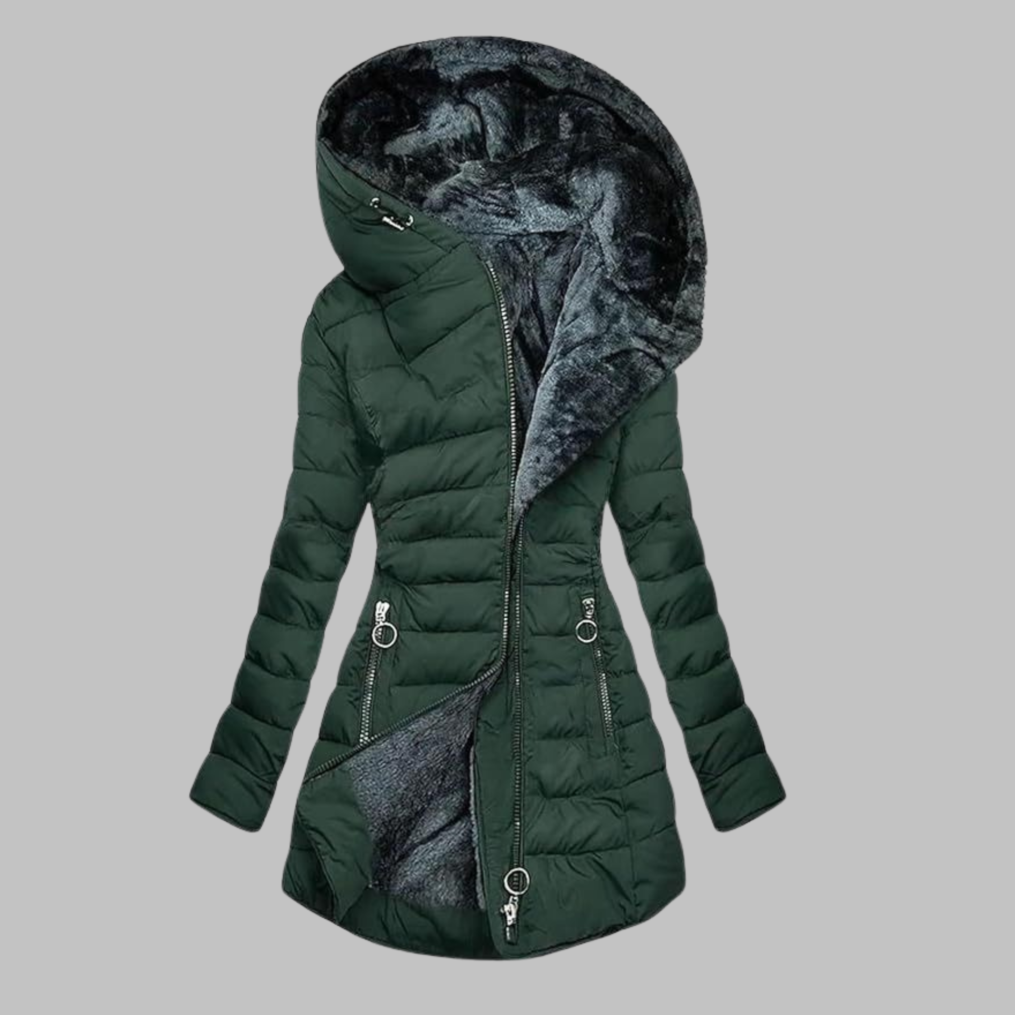 Vilora™  - Casual Slim Fit Hooded Long Sleeve Jacket