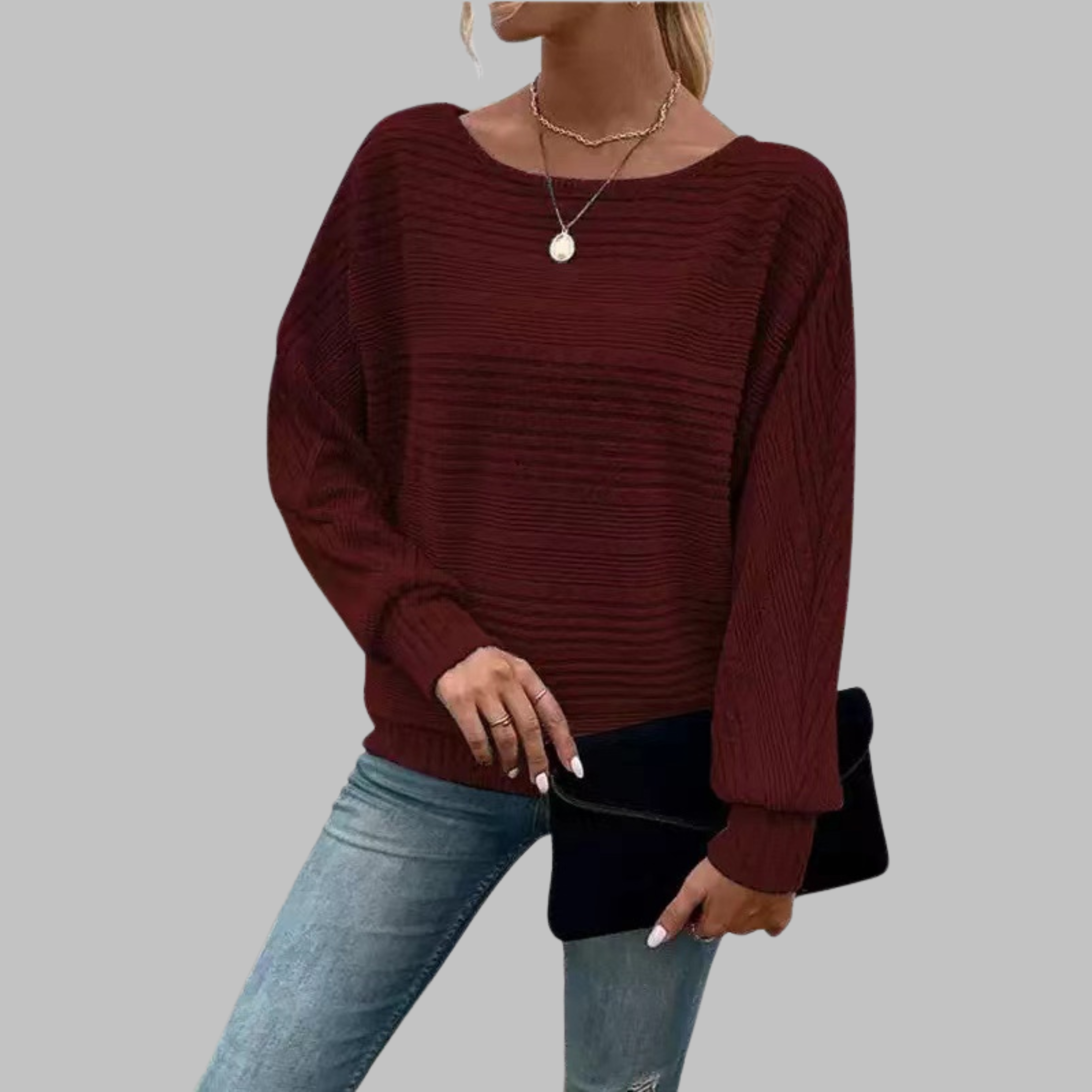 Vilora™ - Casual Round Neck Long-Sleeve Top