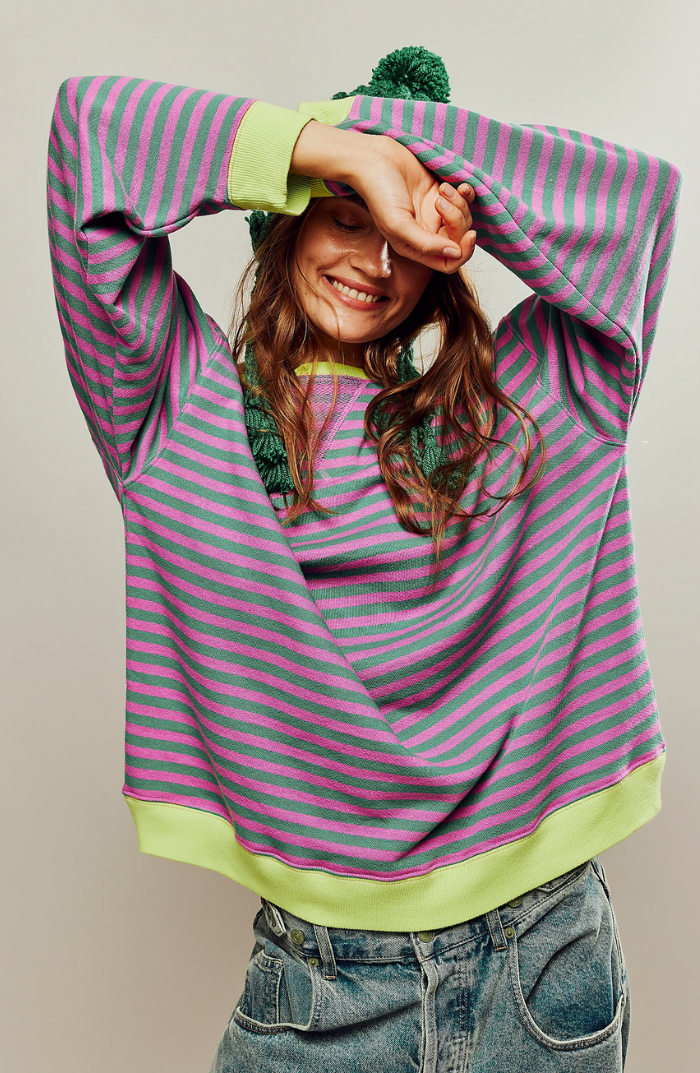 Vilora™ - Playful Striped Sweater