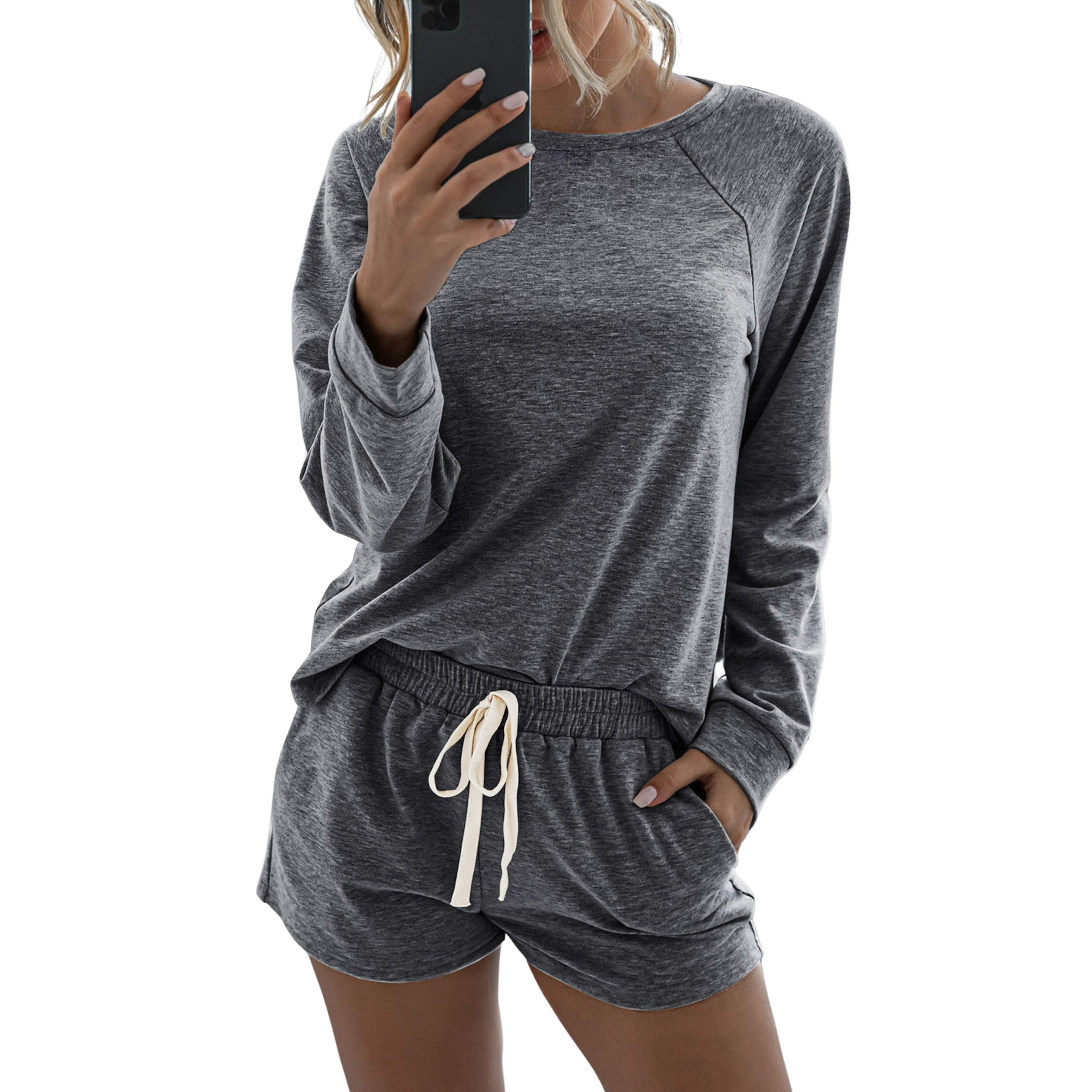 Vilora™ - Relaxed Casual Long Sleeve Lounge Set