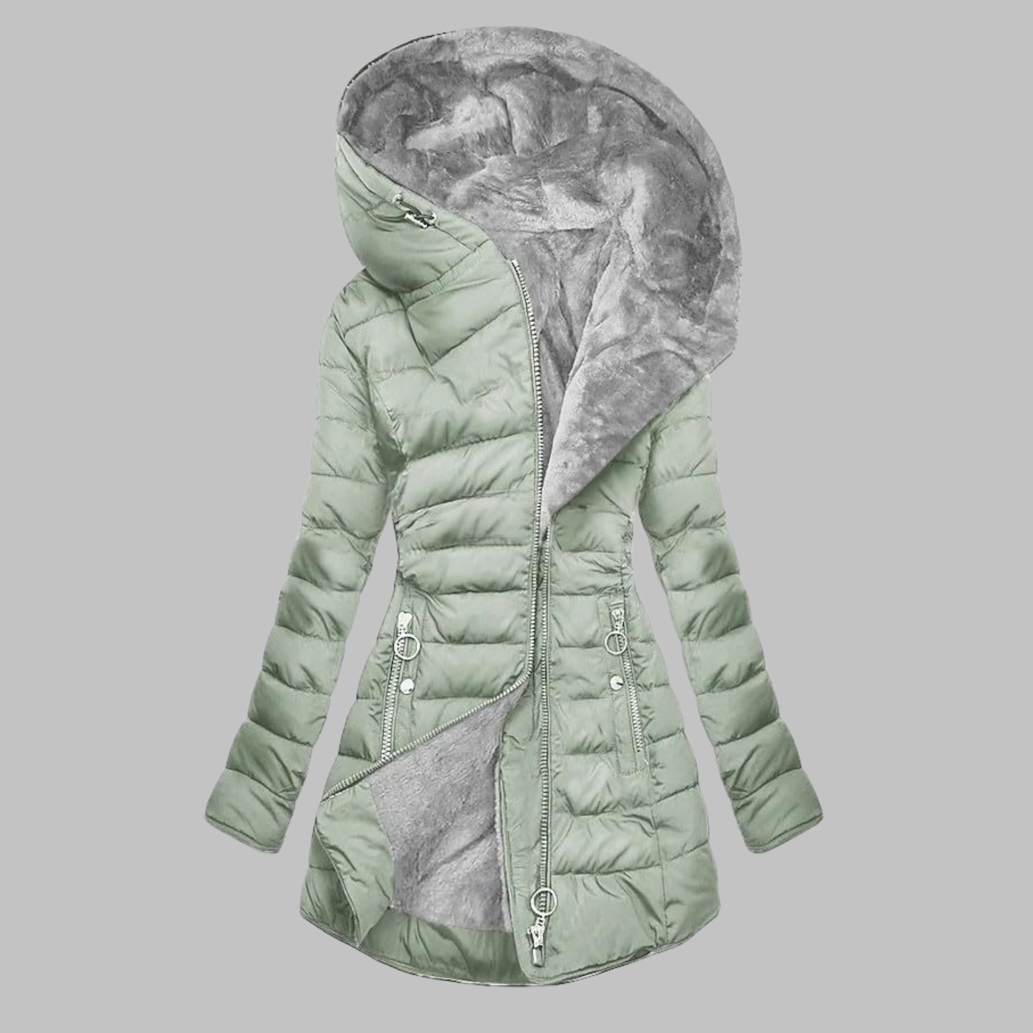 Vilora™  - Casual Slim Fit Hooded Long Sleeve Jacket