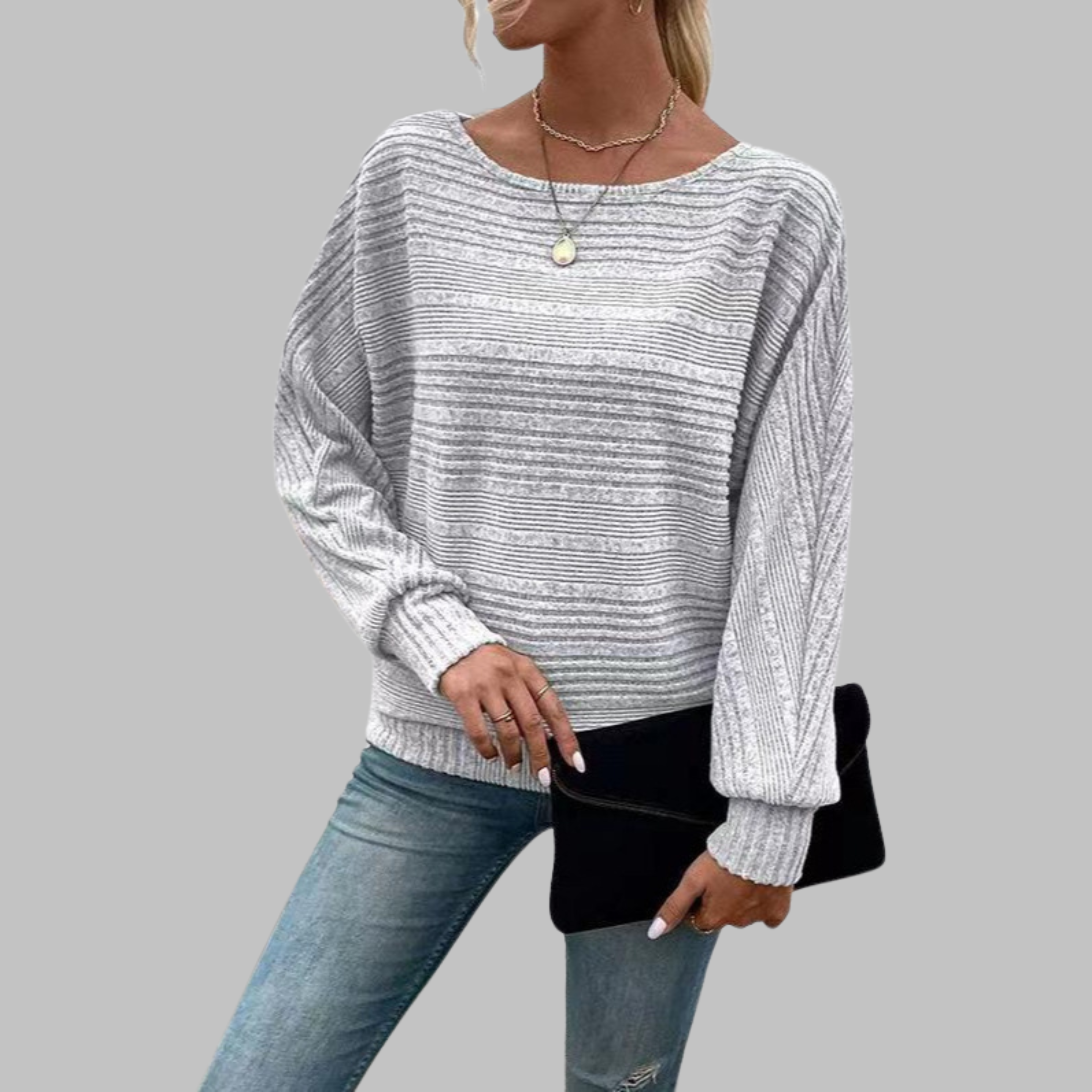 Vilora™ - Casual Round Neck Long-Sleeve Top
