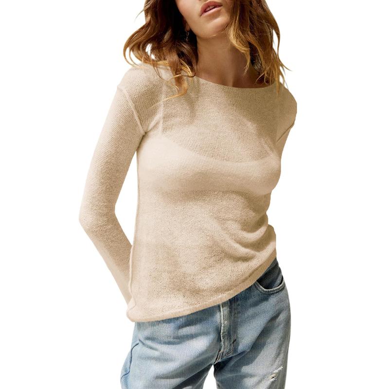 Vilora™  - Lightweight Summer See Through Long Sleeve Top
