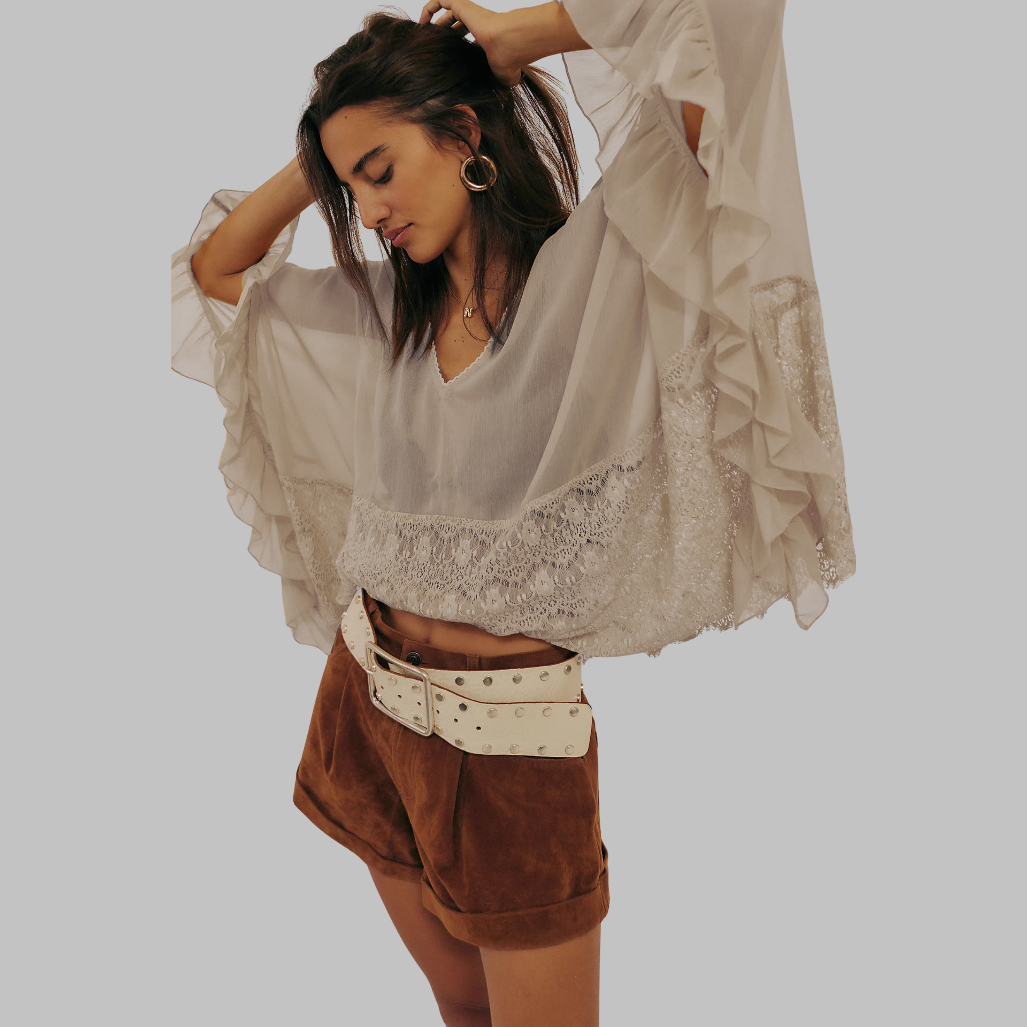 Vilora™  - Batwing Sleeve Cover-Up Top