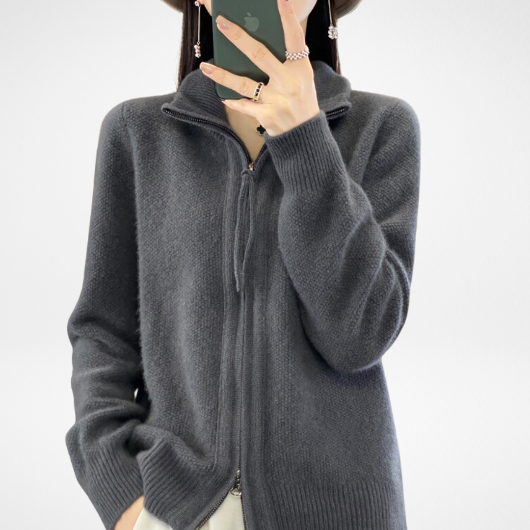 Vilora™  - Minimalist Zip Sweater