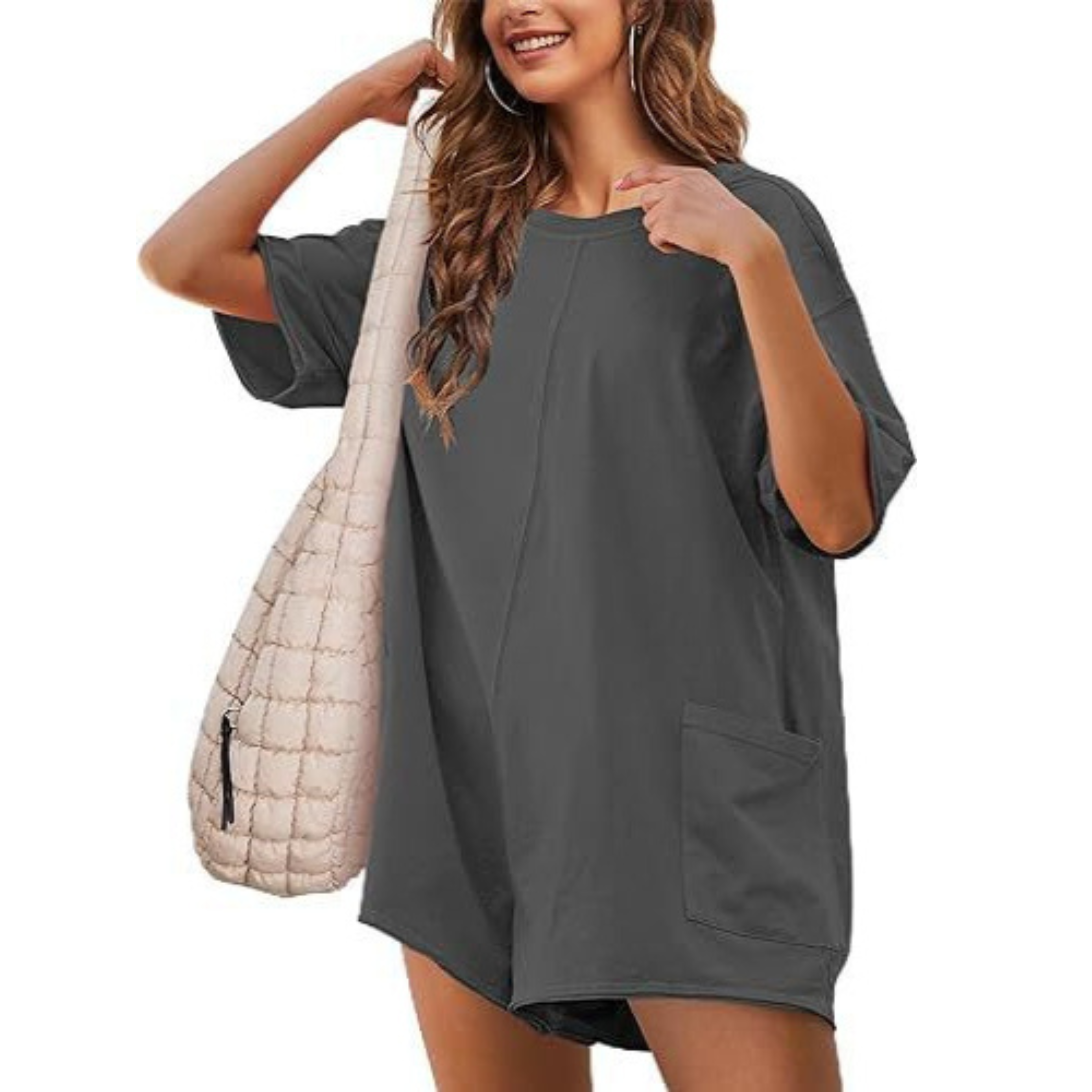 Vilora™  - Comfort Tee-Style Short Romper