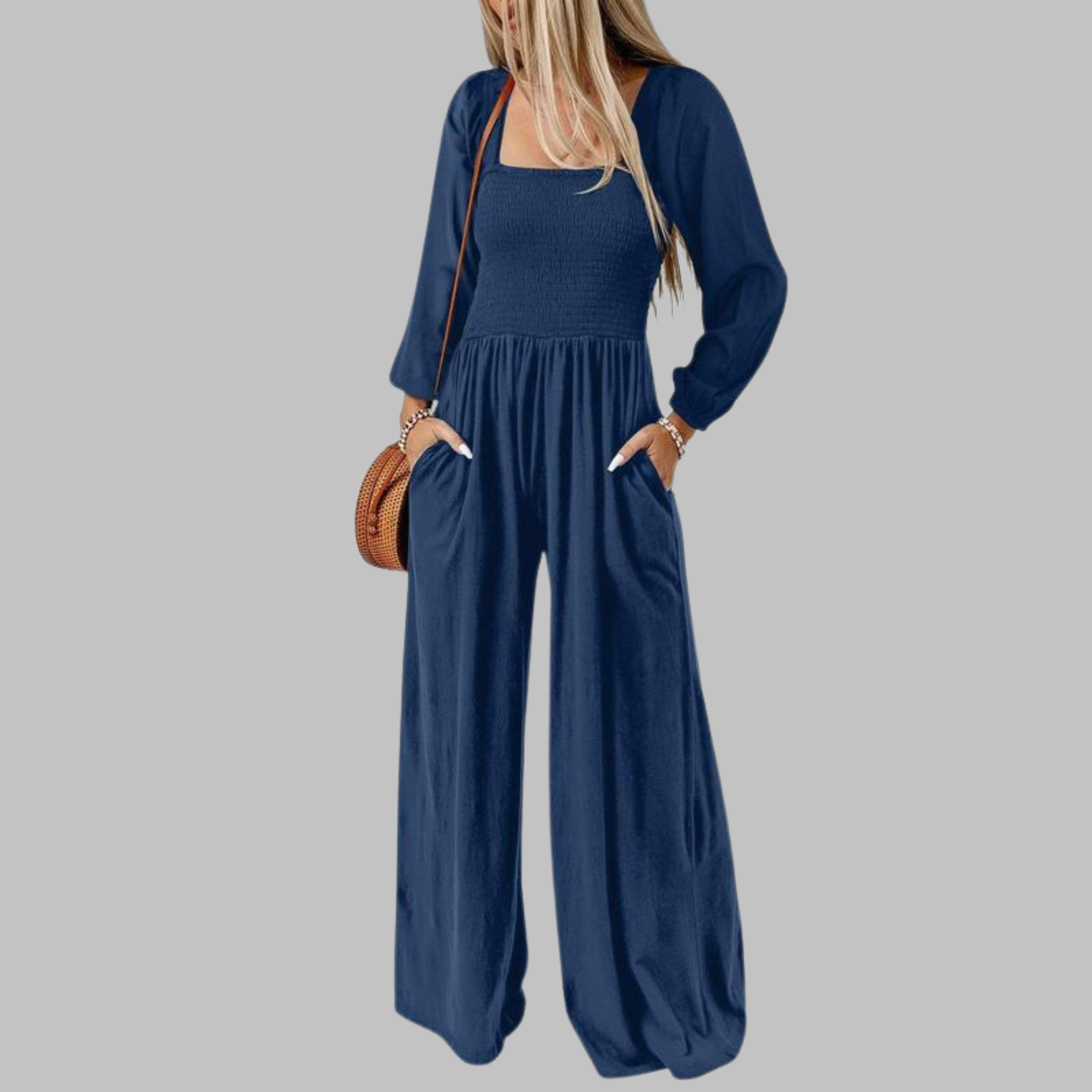 Vilora™  - Chic Loose Overall Wide Leg Jumpsuit