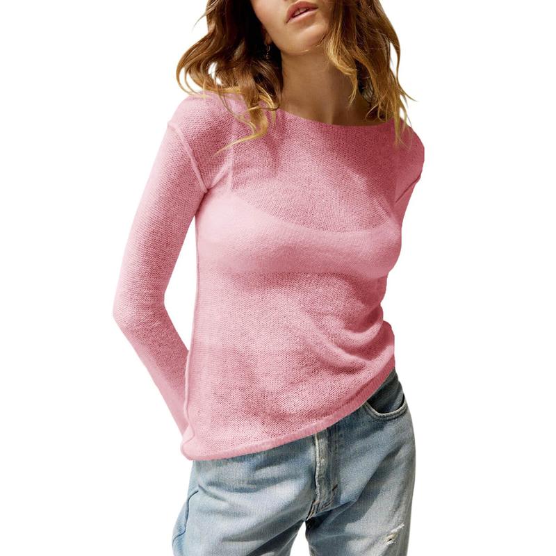 Vilora™  - Lightweight Summer See Through Long Sleeve Top