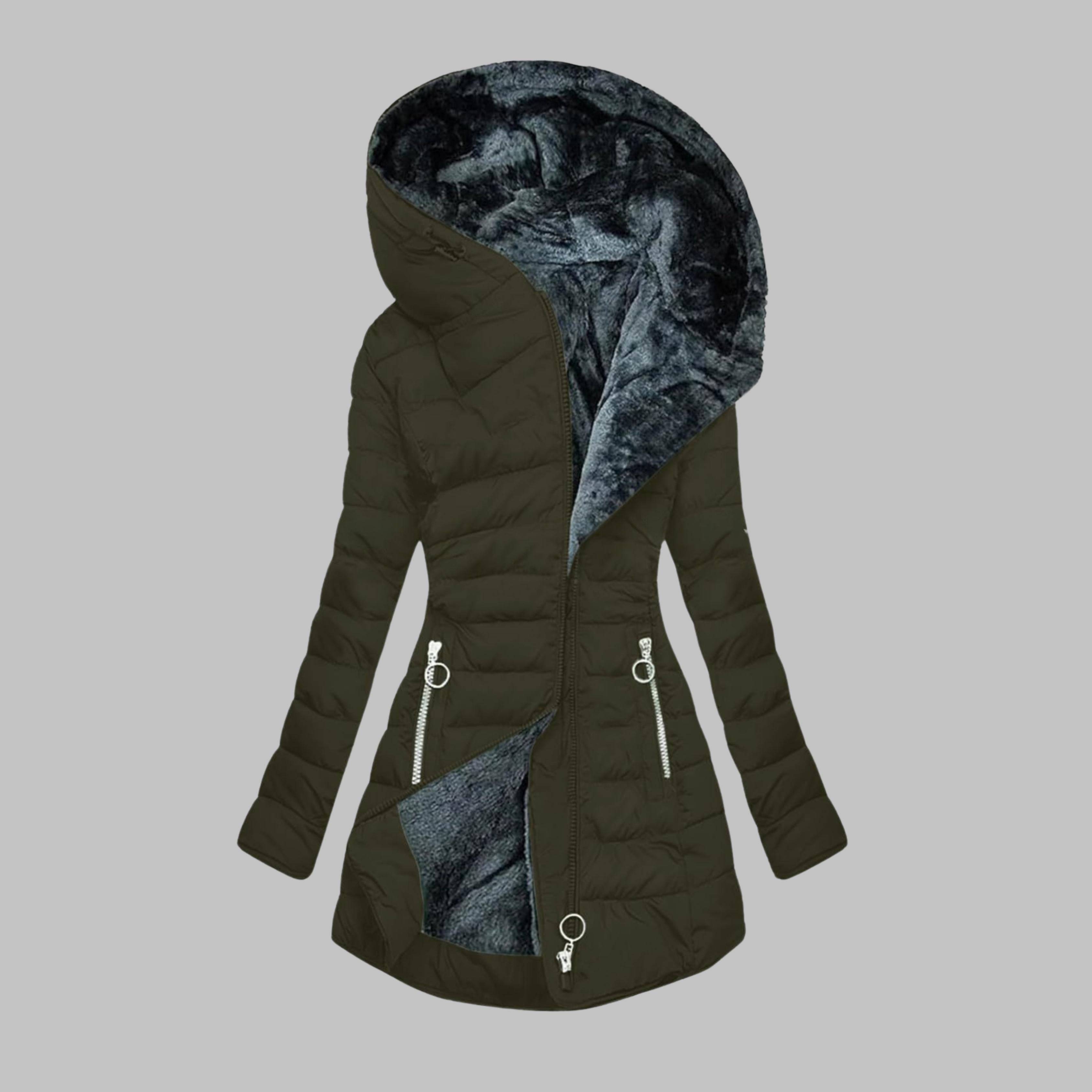 Vilora™  - Casual Slim Fit Hooded Long Sleeve Jacket