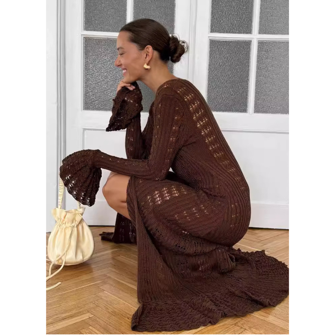 Vilora™  - Chic Flounce Sleeve Fitted Button Cardigan
