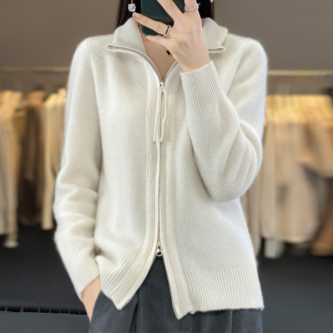 Vilora™  - Minimalist Zip Sweater