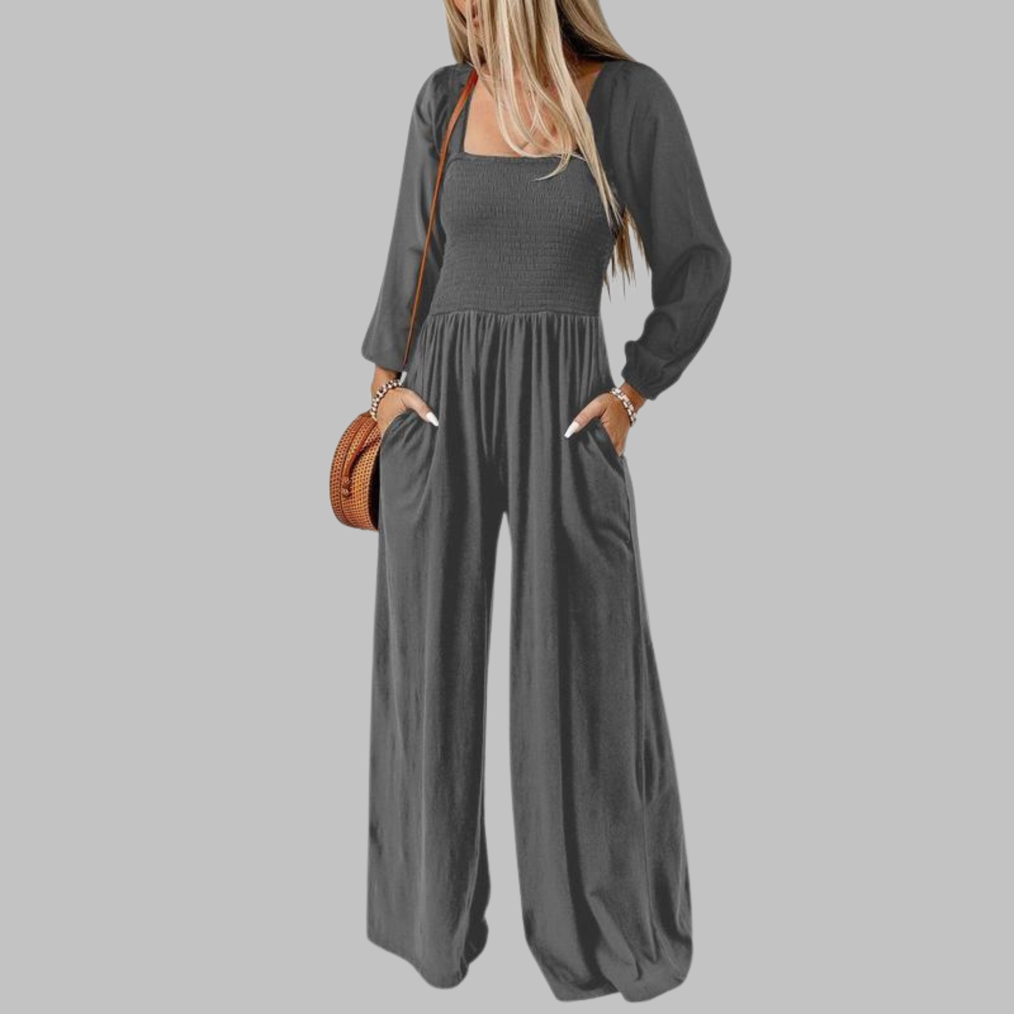 Vilora™  - Chic Loose Overall Wide Leg Jumpsuit