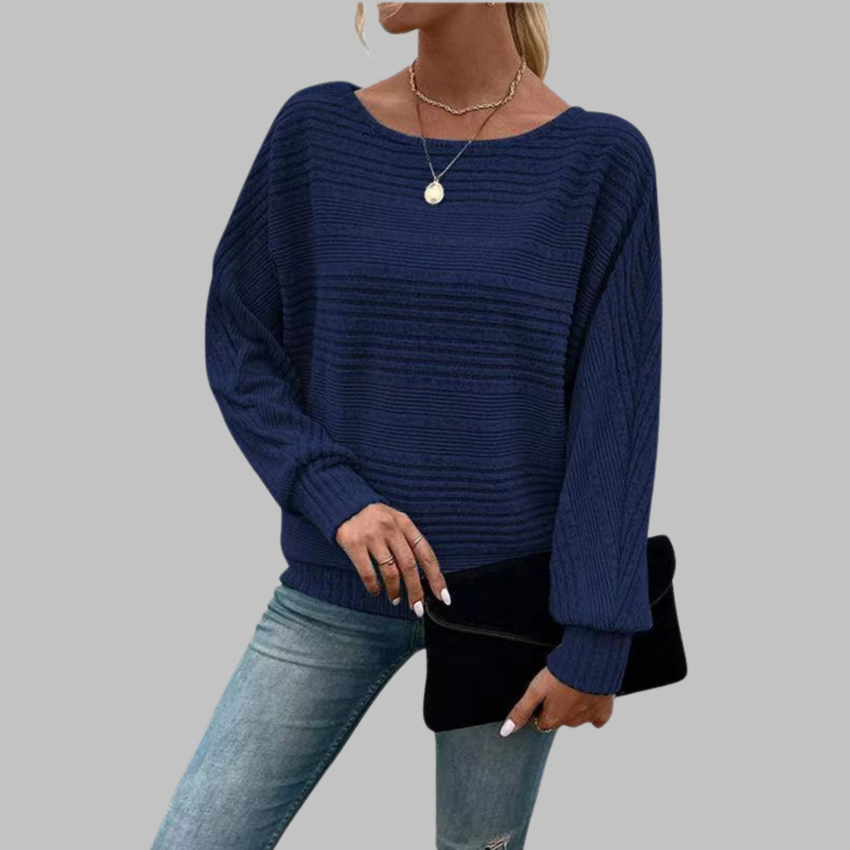 Vilora™ - Casual Round Neck Long-Sleeve Top