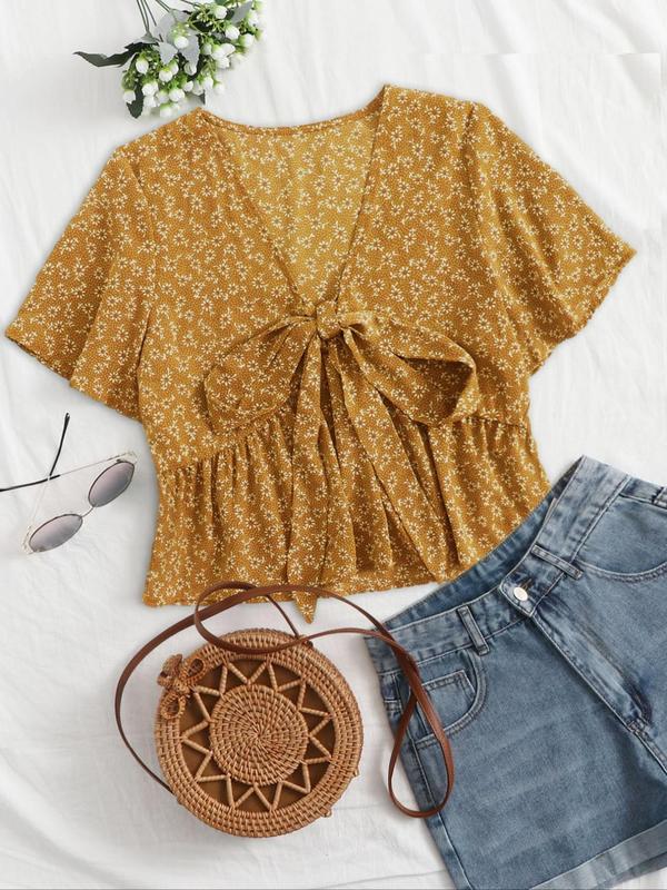 Vilora™  – V-Neck Flowy Top