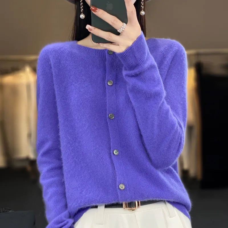 Vilora™  - Soft Button-Up Cardigan