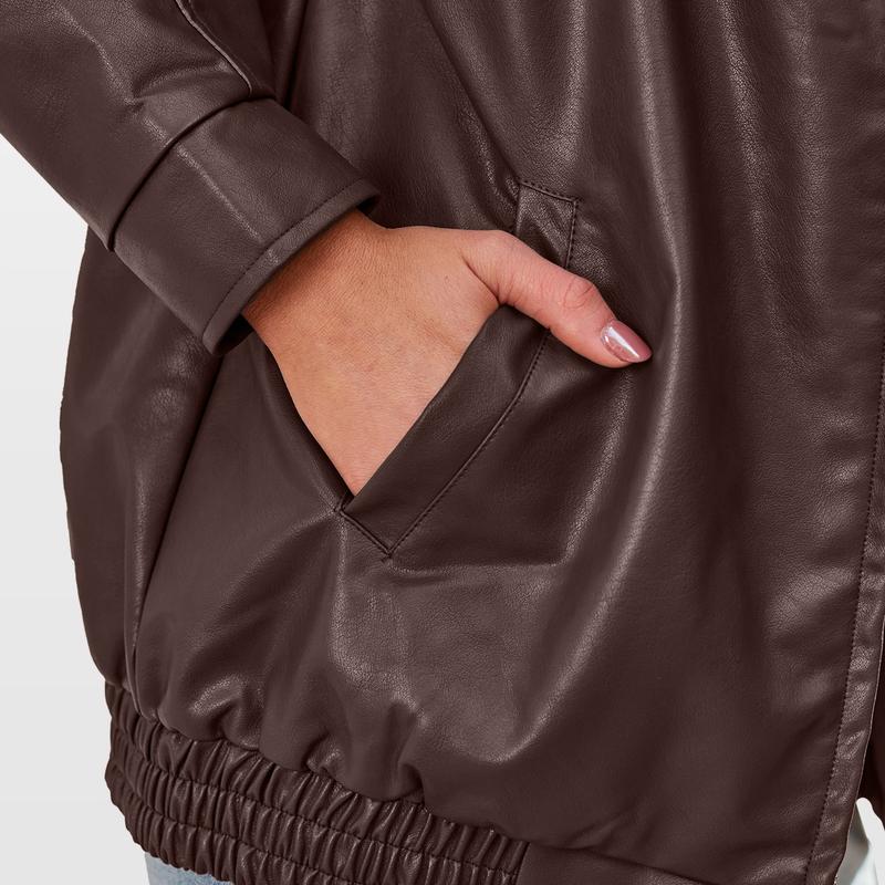 Vilora™  – Modern Oversized Vintage Inspired Biker Jacket
