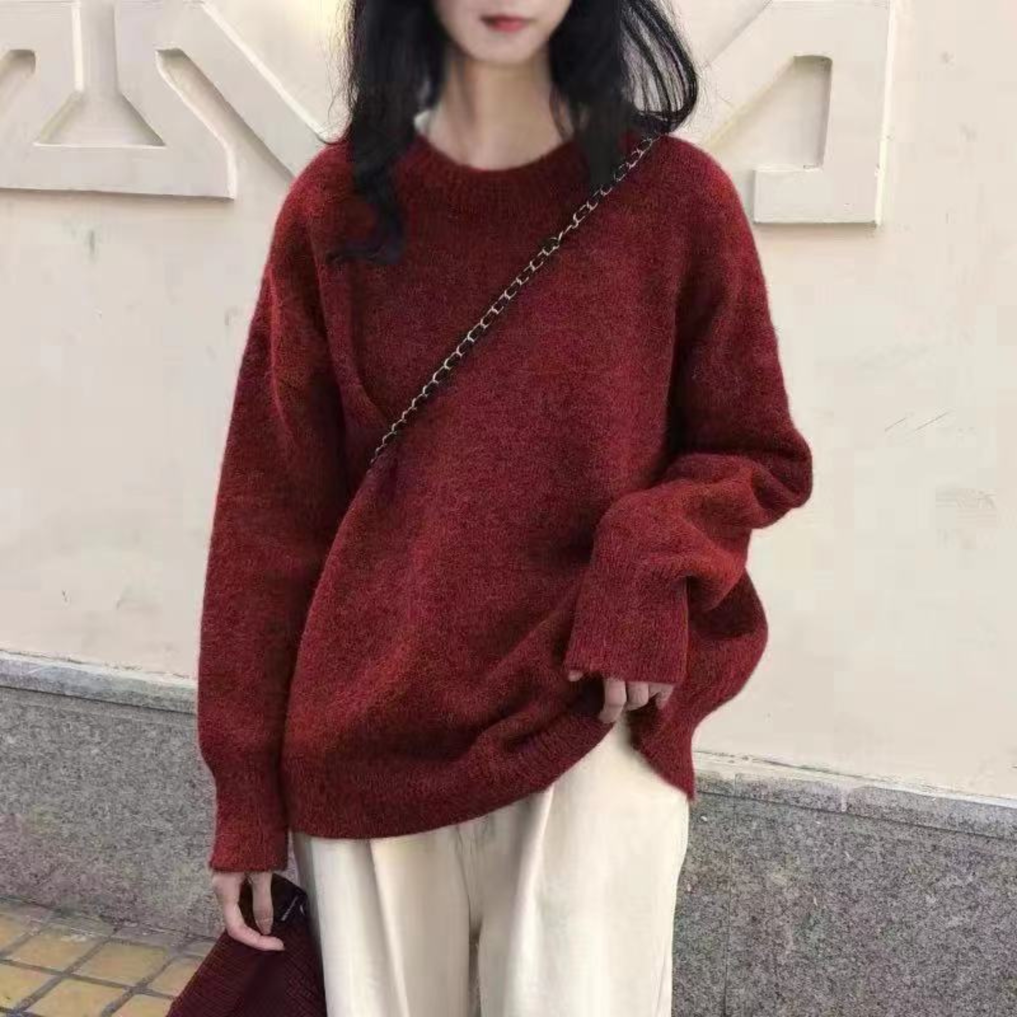 Vilora™  - Casual Long Sleeve Round Neck Sweater
